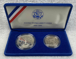 United States Liberty Coins 1886 - 1986 S Proof Silver Case &amp; Box - £35.57 GBP