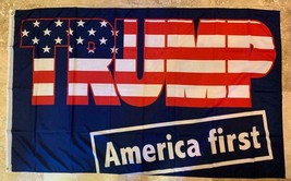 Trump America First Official Flag Usa American Keep America First 2ply &amp; 1Ply - £10.37 GBP+