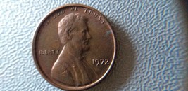 RARE. US 1972 No Mint Mark, Lincoln Cent Error - £59.05 GBP