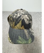 Vintage Mossy Oak Hat Cap Snap Back Camo y2k Grunge Hunting Outdoors Fis... - $19.79