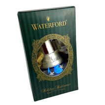 New Waterford Holiday Heirlooms Let Freedom Ring Bell Flag Christmas Ornament - £35.48 GBP