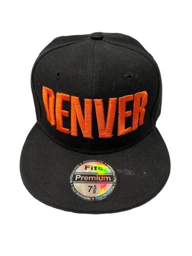 Primary image for Premium Fits Denver 303 Snapback One Size Fits Most Black Sz 7 5/8