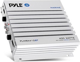 Pyle PLMRA410BT 2.1 Bluetooth 400Wt 4 Channel Waterproof Marine Boat Amp... - $680.39 MXN