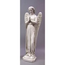 Angel Cari Hands Prayer 21" Sculpture Christian Religious statue - $137.61