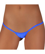 Blue M Sexy Thong Mini G-String Underwear Panties Micro Panty - Brand New - £2.35 GBP