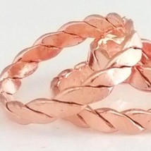 Pure Copper Braided Band Ring Sz 9.75 - £10.84 GBP