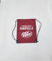 Dr Pepper Official Bag of Fansville Drawstring Slingbag Tote Promotional Satchel - £15.18 GBP