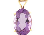 Amethyst Unisex Charm 14kt Yellow Gold 303023 - $129.00