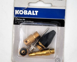 Kobalt Inflation Kit Needle Ball Tools 5 Piece Metal Blowup Pump Up Swim... - £7.30 GBP
