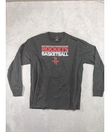 Houston Rockets Fanatics Branded Long Sleeve T-Shirt Dark Grey 2XL - £11.97 GBP