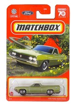 Matchbox 2023 MBX 70 Years Team Ford 19/100 Green 1970 Ford Ranchero NEW Diecast - £8.19 GBP