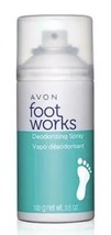 AVON FOOT WORKS DEODORIZING SPRAY *PACK OF 2* FOR FEET AND SHOES - £28.23 GBP