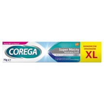 COREGA Denture Adhesive Cream: EXTRA STRONG Neutral Flavor XL 70g FREE S... - £11.68 GBP