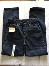 Boy’s Faded Glory Straight Leg Jeans, Size 16, Adjustable Waist, Flex Fabric - £11.18 GBP