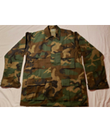 NEW USGI BDU WOODLAND TACTICAL HOT WEATHER MENS UNIFORM COMBAT JACKET ML - $610.12 MXN