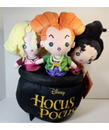 Disney Hocus Pocus Sanderson Sisters Cauldron Plush Greeter Large 15&quot; Ha... - £44.27 GBP