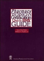 Pharmacy Technician Certification Susan Moss Marks and William A. Hopkin... - $28.21