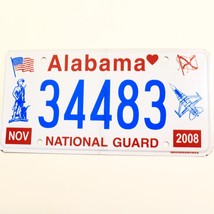 Untagged United States Alabama National Guard Passenger License Plate 34483 - £8.93 GBP