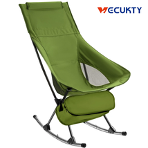 Camping Chair,  High Back Rocking Chair 165 Lbs Capacity, Heavy Duty Compact Out - £48.19 GBP