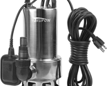 1.5HP 110V Submersible Sewage Drain Flood Stainless Steel Clean/Dirty Wa... - $186.33
