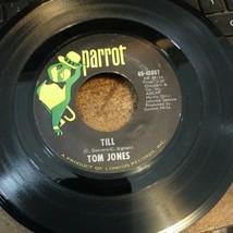 Tom Jones, Till / One Day Soon 45 Parrot 45-40067 cleaned, tested, plays well - £2.34 GBP