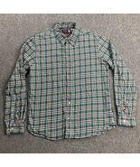Paul Smith Flannel Shirt Men&#39;s Large Blue Gingham Tailored Button Up 100... - $639.55 MXN