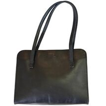 Kenneth Cole New York Small Black Leather Top Handle Handbag Purse Vintage - €19,96 EUR