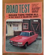 1968 Road Test Magazine June &#39;68 Edition Covering Rover Car Models Resul... - $13.56 CAD