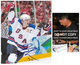 Jamie Langenbrunner Signed Hockey 8x10 Photo COA Proof USA Winter Olympics Auto - £67.10 GBP