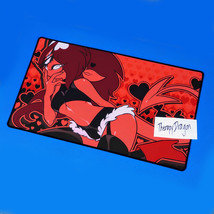 Official Helluva Boss Sexy Pin-Up Sallie May Valentine&#39;s 2022 Desk Play Mat - £77.31 GBP