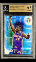 2002 Topps Pristine Refractor #75 Amare Stoudemire RC Rookie /1899 BGS 9.5 - $42.49