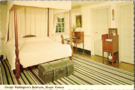 Vtg Postcard George Washington&#39;s Bedroom, Mount Vernon, Unposted - £5.23 GBP