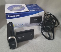 Panasonic SDR-S10 SDHC Video 10x Camcorder Works Great Box Manual Cords  - £60.66 GBP