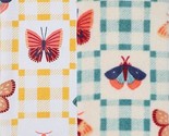 SET OF 2 DIFFERENT PRINTED TERRY TOWELS (16.5&quot; x 26&quot;) COLORFUL BUTTERFLI... - $14.84