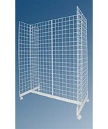 Grid Gondola Unit in White - 24 W x 48 L x 66 H Inches - $6,399.14 MXN