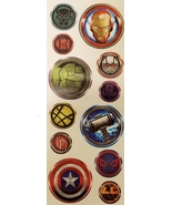 Roommates Marvel Symbols Wall Decal Set RMK4085SS - £7.04 GBP