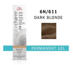 Wella Colorcharm Gel Permanent Hair Color - 611/6N DARK BLONDE