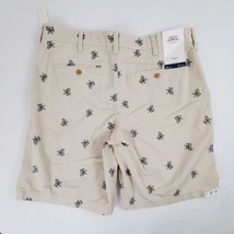 Izod Saltwater Beachtown Shorts Relaxed 36x10 Flat Front Beige Adirondack Chairs - $22.99