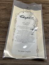 NEW White Beaded Chaplet of St Jude Rosary Catholic Religious KG JD - $14.84