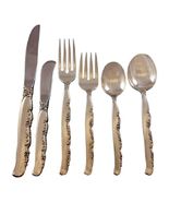 Flower Lane by Oneida Sterling Silver Flatware Set 8 Service 54 pieces - $59,022.18 MXN