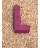 FISHER PRICE REPLACEMENT LETTER &quot;L&quot;  PURPLE - $9.22 CAD