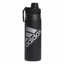 adidas 600 Ml (20 Oz) Straw Top Metal Water Bottle, Hot/Cold Double-Walled Insul - £19.88 GBP