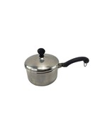 Farberware Alumium Stainless Steel 1qt Saucer Pan w Lid Made in USA - $241.39 MXN
