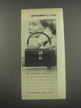 1956 Lord &amp; Taylor Jana Handbag Ad - An Italian classic - $18.49