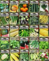 Set of 25 Premium Vegetable &amp; Herb Seeds 25 Deluxe Variety 100% Non-GMO ... - $10.86