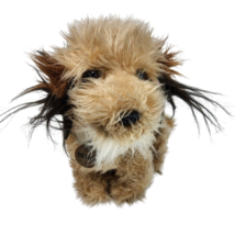 10&quot; Vintage Dakin Benji Brown Puppy Dog Stuffed Animal Plush Toy W Name Collar - £29.61 GBP