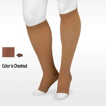 Juzo Dynamic Open Toe Knee-High 20-30mmhg Chestnut Size I - $48.50