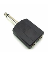 6.35mm (1/4&quot;) Stereo Audio Jack Plug Adapter Single Male to Female 6.35m... - $66.26 MXN