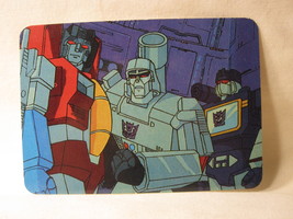 1985 Transformers Action trading card #51: Starscream Challenges Megatron - £6.42 GBP