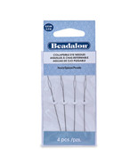 Beadalon Collapsible Eye Needle 2.5-Inch Heavy 4-Pack Beading Needles - $6.43